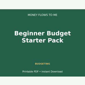 MoneyFlows Beginner Budget Starter Pack