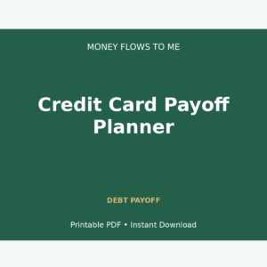MoneyFlows Credit Card Payoff Planner