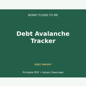 MoneyFlows Debt Avalanche Tracker