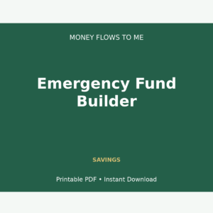 MoneyFlows Emergency Fund Builder