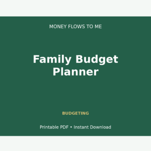 MoneyFlows Family Budget Planner