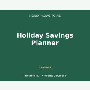 MoneyFlows Holiday Savings Planner