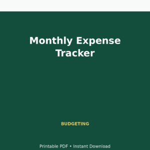 MoneyFlows Monthly Expense Tracker