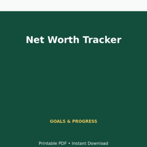 MoneyFlows Net Worth Tracker