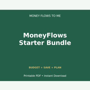 MoneyFlows Starter System - Premium Money Workbook